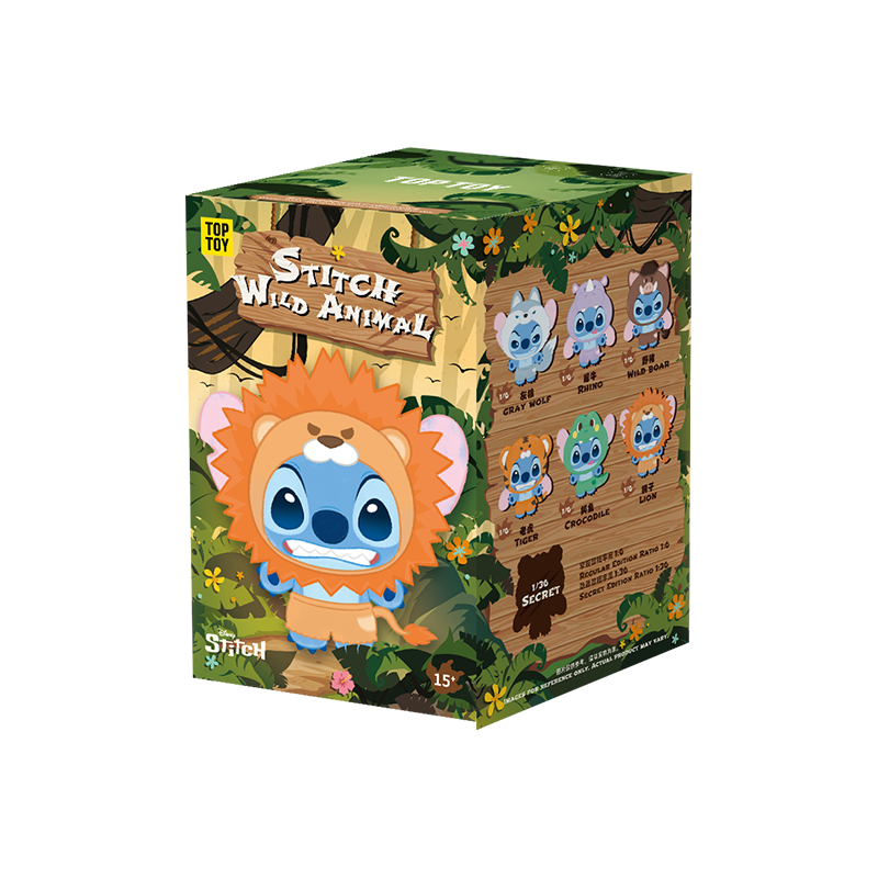 Stitch Wild Animal Series Plush Blind Box