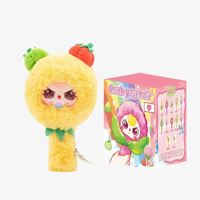 Baby Three Brush Your Hair Plush Toy Doll Blind Box