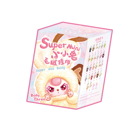 Baby Three Super Mini Bunny Surprise Plush Series Blind Box
