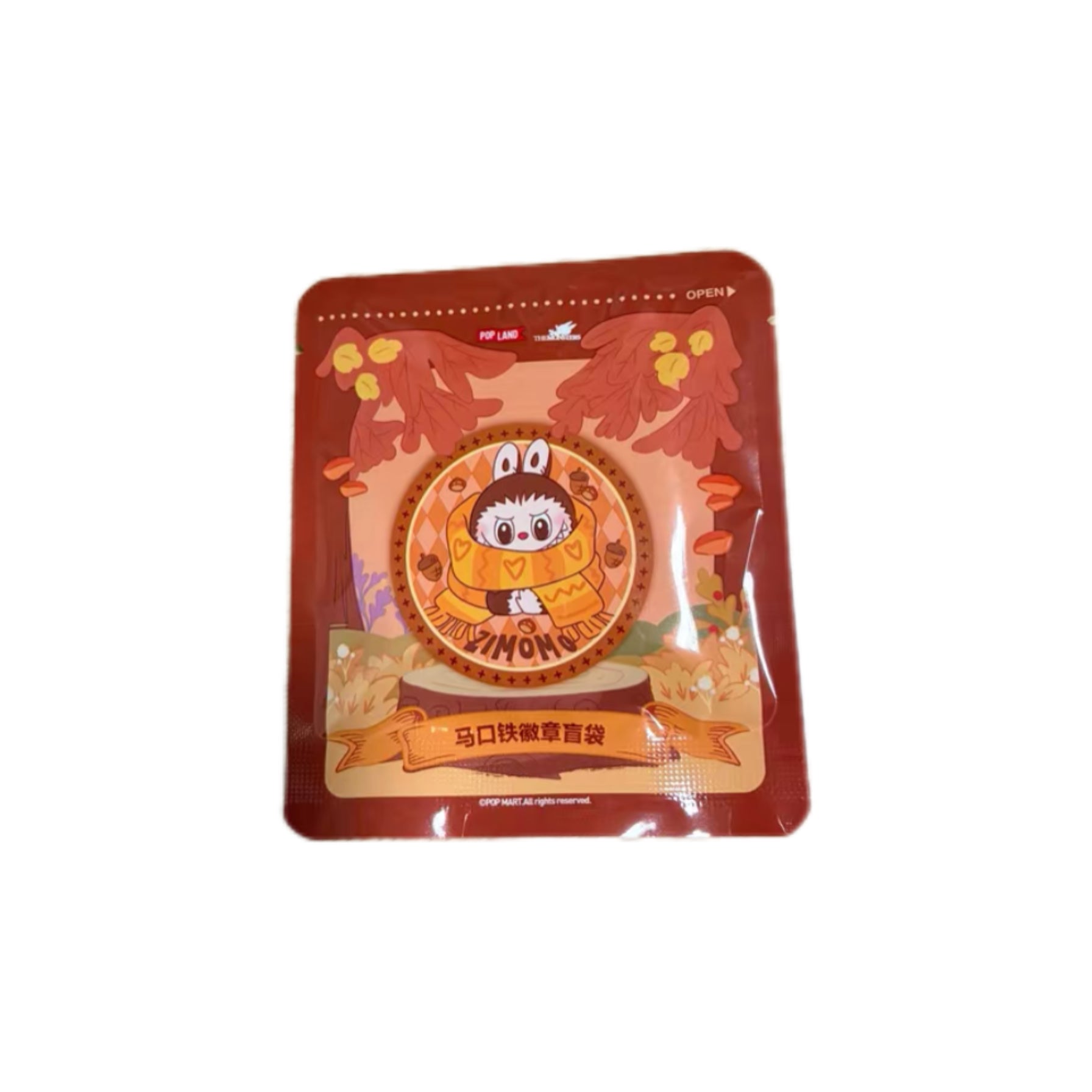 Labubu City Park Series Limited Tin Badge