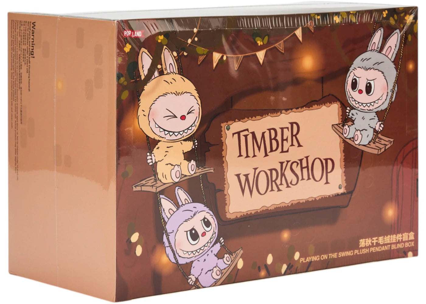 The Monsters Labubu Woodworking Series Fridge Magnet